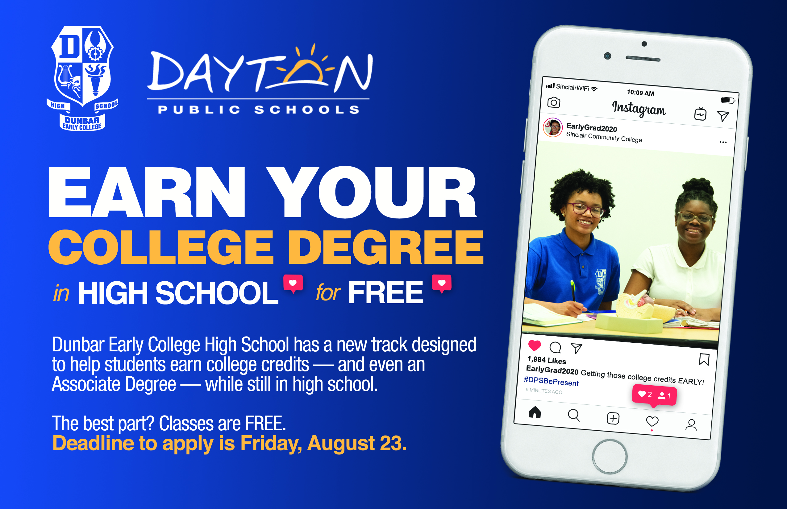 earn your college degree in highschool for free