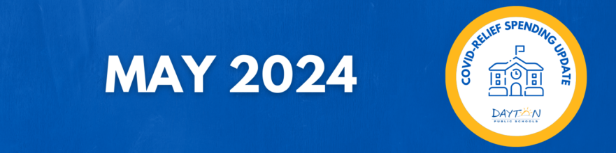 Banner that says May 2024.